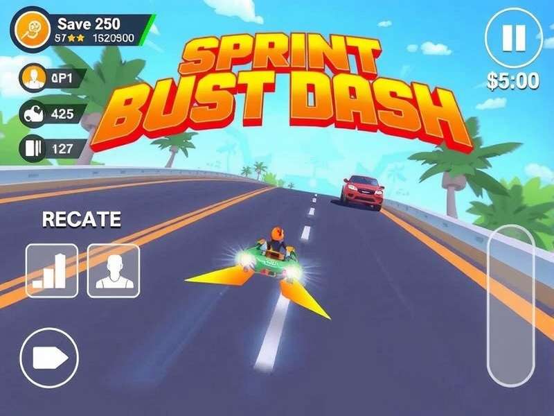 Sprint Burst Dash community event showing players competing
